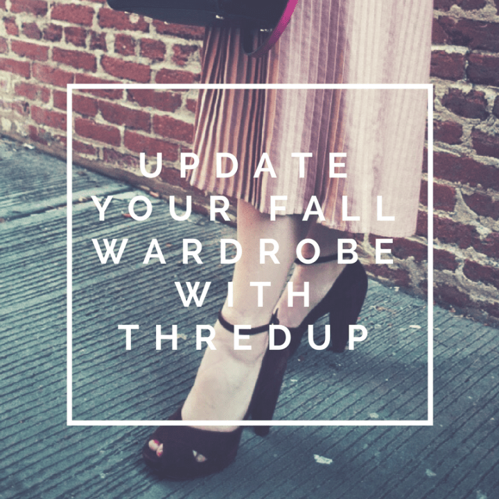 UPdate your Fall wardrobe with&nbsp;ThredUP